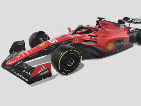  法拉利车队F1 SF23二零二三3d模型 