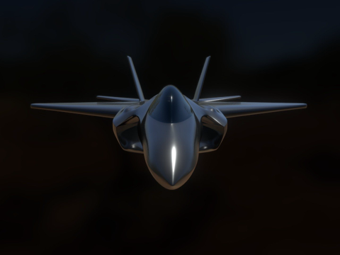  F35战斗机3d模型 