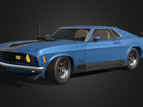  福特野马Mach 13d模型 