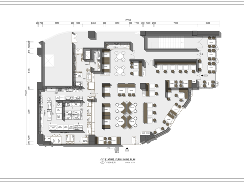 商场港式餐厅蔡澜港式点心施工图cad施工图