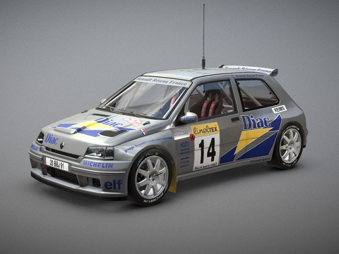  雷诺马克西克里奥3d模型 