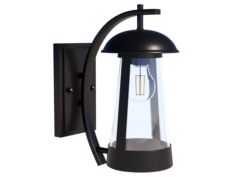 壁灯 装饰壁灯 金属壁灯 户外壁灯su模型