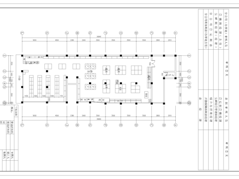 超市 最新平面施工图设计cad施工图