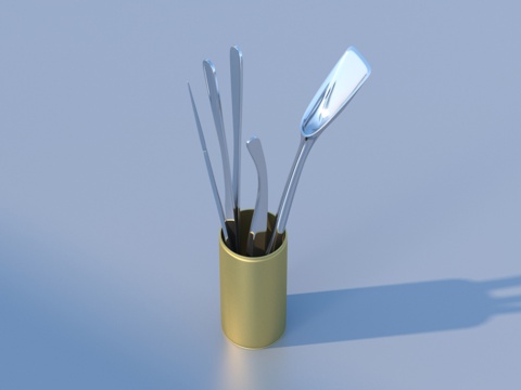  茶具 小品3d模型 