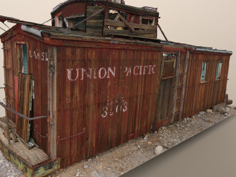  联合太平洋铁路车莱奥利特3d模型 