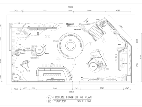 男装女装服装店 最新平面施工图设计cad施工图