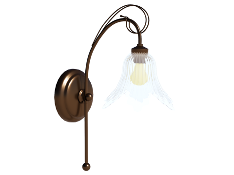 壁灯 装饰壁灯 金属壁灯 玻璃壁灯su模型