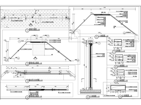 景观雾喷CAD施工详图集cad施工图