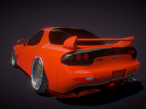  马自达RX73d模型 