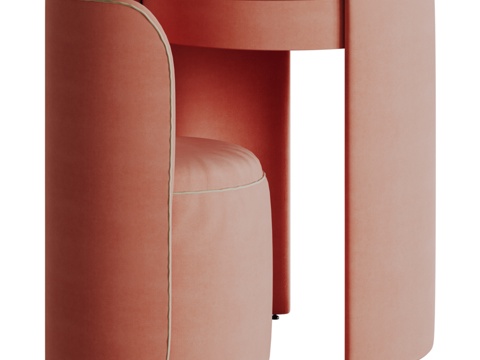  现代桌椅组合3d模型 