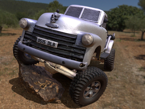  我的遥控车老式皮卡带MTC刚性轴遥控爬车3d模型3d模型 