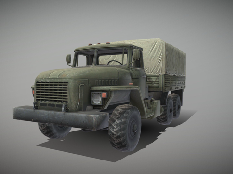  乌拉尔四三二零3d模型 