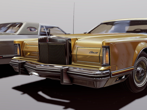  林肯大陆Mark V3d模型 