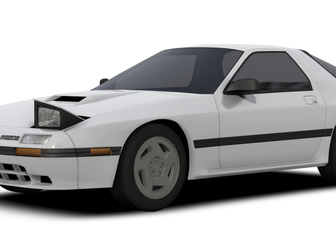  马自达RX7 FC3d模型 