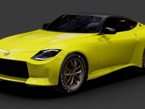  日产Z原型车3d模型 