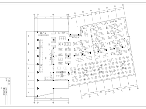 超市 最新平面施工图设计cad施工图