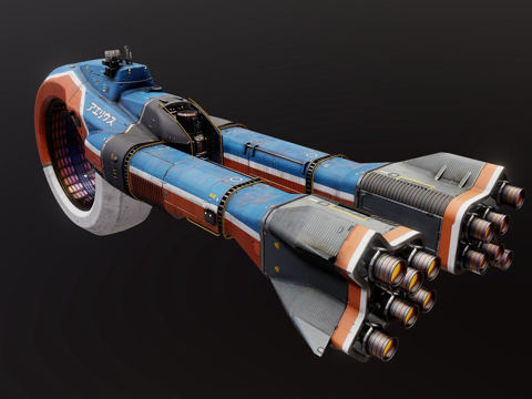  艾里乌斯无人机船3d模型 