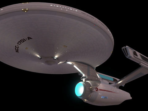  美国星舰企业号NCC1701A3d模型 
