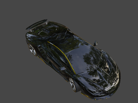  兰博基尼百年纪念LP七七零3d模型 