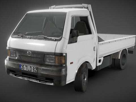  马自达E 2200皮卡3d模型 