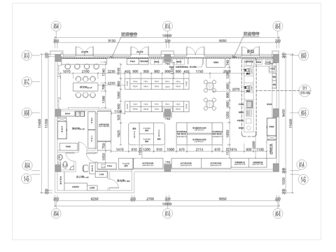 大型超市 最新全套施工图设计cad施工图