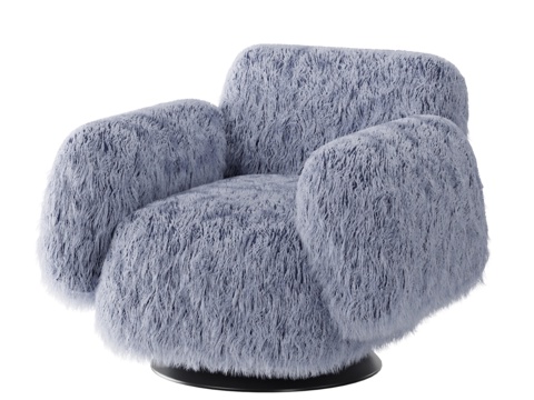  现代单人沙发3d模型 