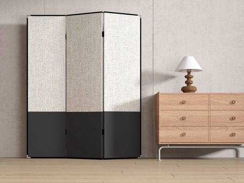  中古风装饰柜3d模型 