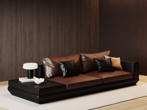  现代意式沙发3d模型 