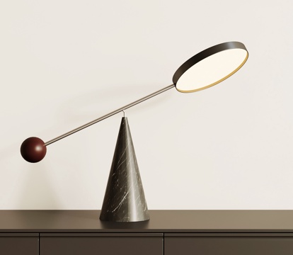  现代意式落地灯3d模型 