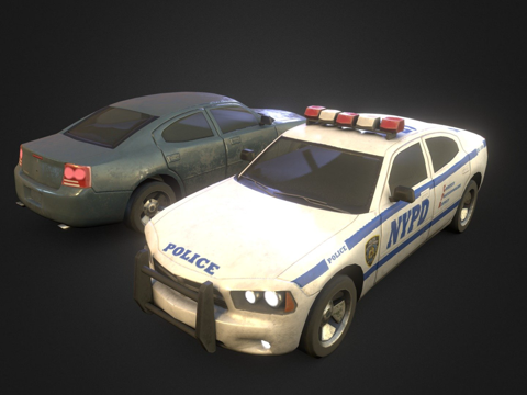  道奇 战马3d模型 