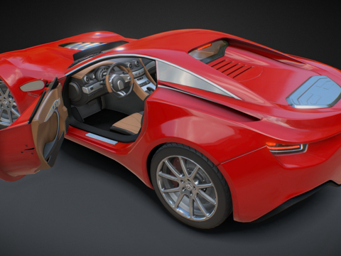  Borchia V8 VC3d模型 