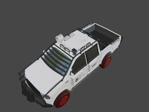  MNU 装甲皮卡3d模型 