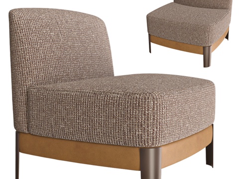  单人沙发3d模型 