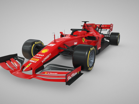  法拉利 F1 20193d模型 