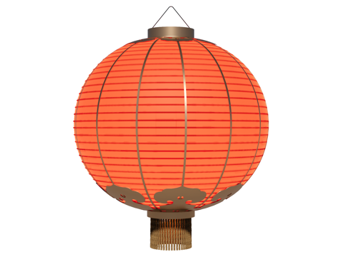 吊灯 灯笼su模型