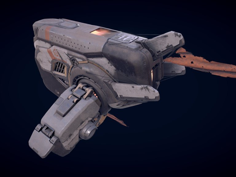  年公路旅行  鲸鱼级运输船3d模型 