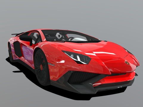  兰博基尼 Aventador LP7504 SV3d模型 