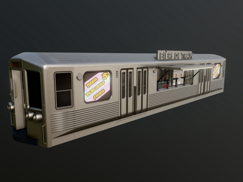  地铁酒吧3d模型 