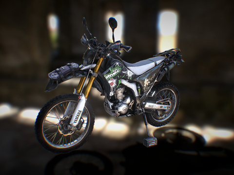  雅马哈 WR250R3d模型 