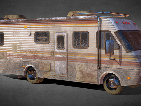  弗利特伍德邦德  绝命毒师3d模型 