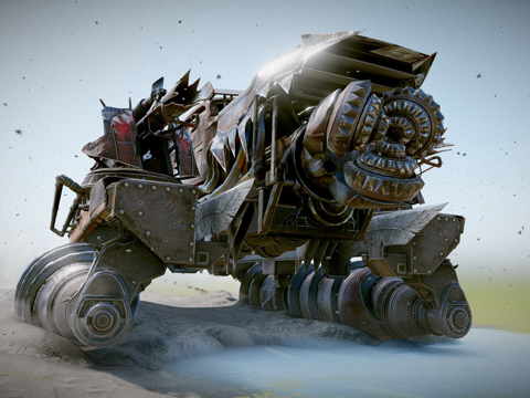  Crossout  纵火犯 包3d模型 