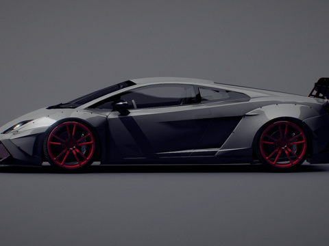  兰博基尼 Gallardo lp5603d模型 