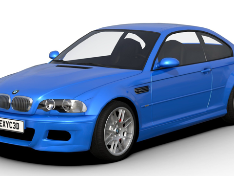  宝马 M3 E463d模型 