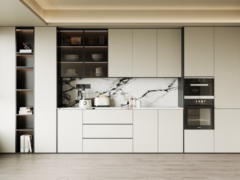  现代意式餐边柜 酒柜3d模型 