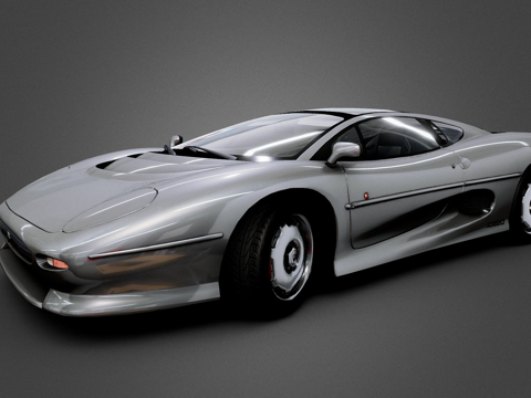  捷豹XJ220 19913d模型 
