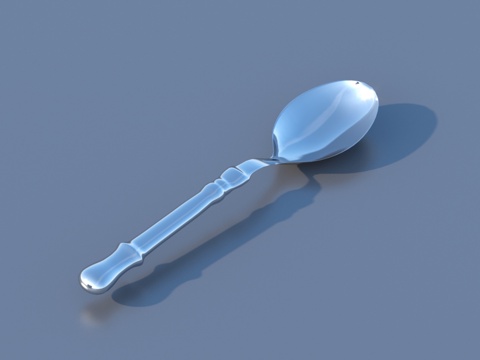  餐具 勺子 叉子 餐刀 西餐餐具3d模型 