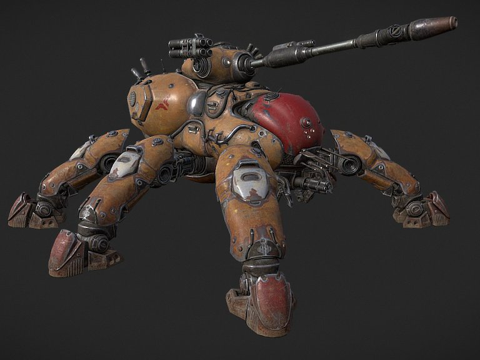  命运 堕落步行者3d模型 