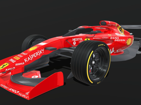  一级方程式2021概念车3d模型 