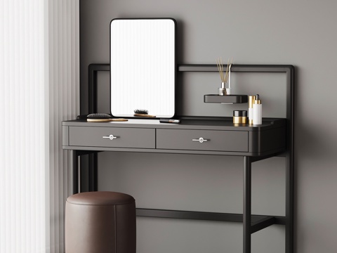  现代意式梳妆台3d模型 