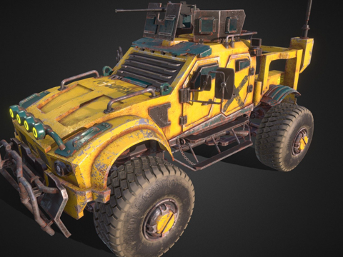  奥什科什 MATV 重塑版3d模型 